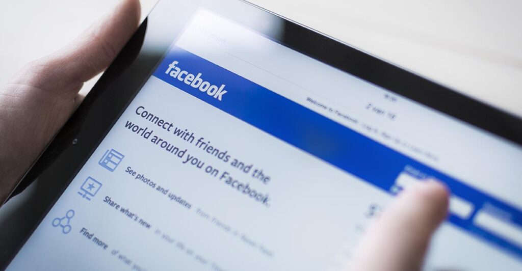 quando aprire Pagina Facebook, primi passi su Tablet